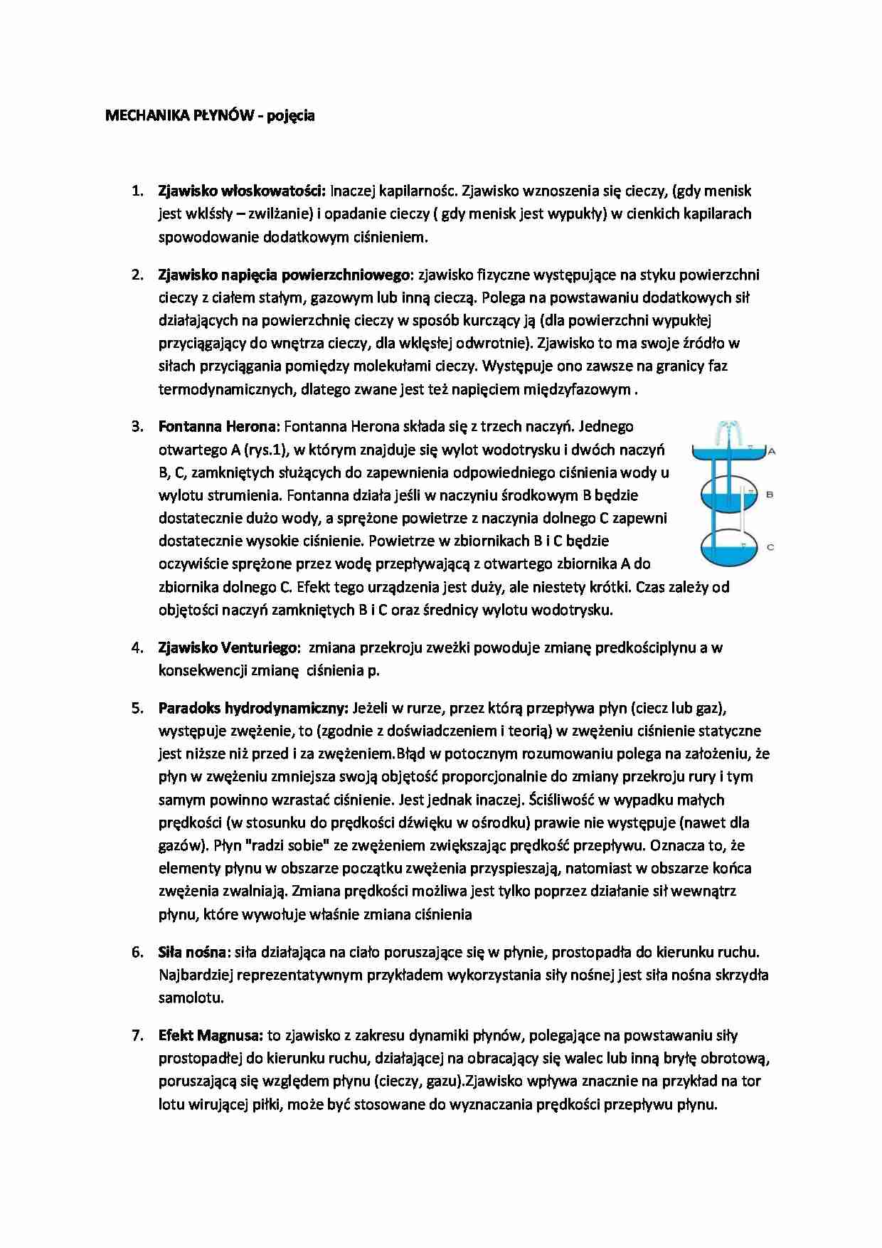 Mechanika płynów-definicje - strona 1