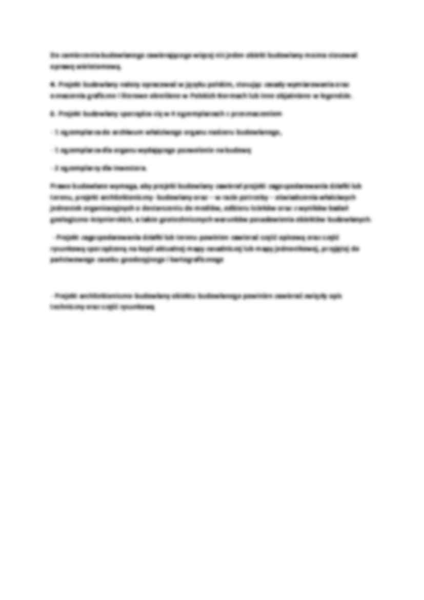 Zakres i  forma projektu budowlanego-opracowanie - strona 2