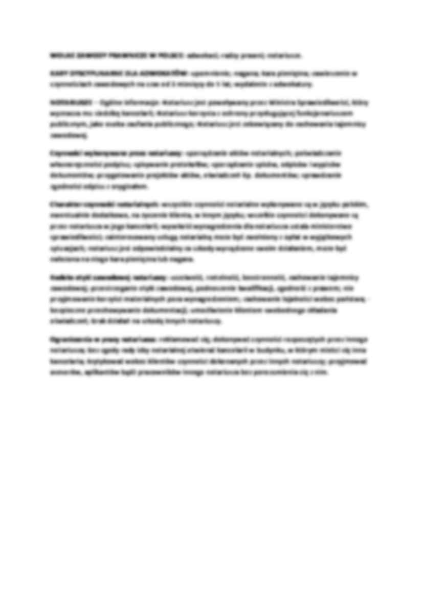 Władza sądownicza i notariusze-opracowanie - strona 2