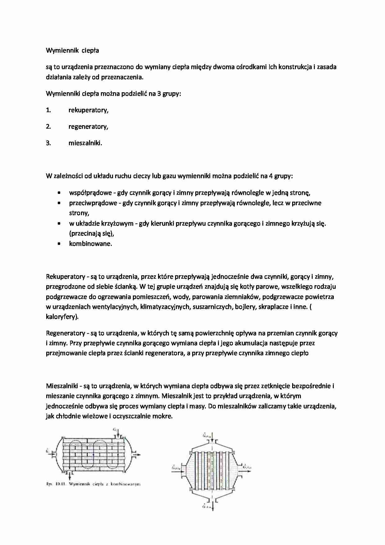 Wymiennik ciepła-opracowanie - strona 1