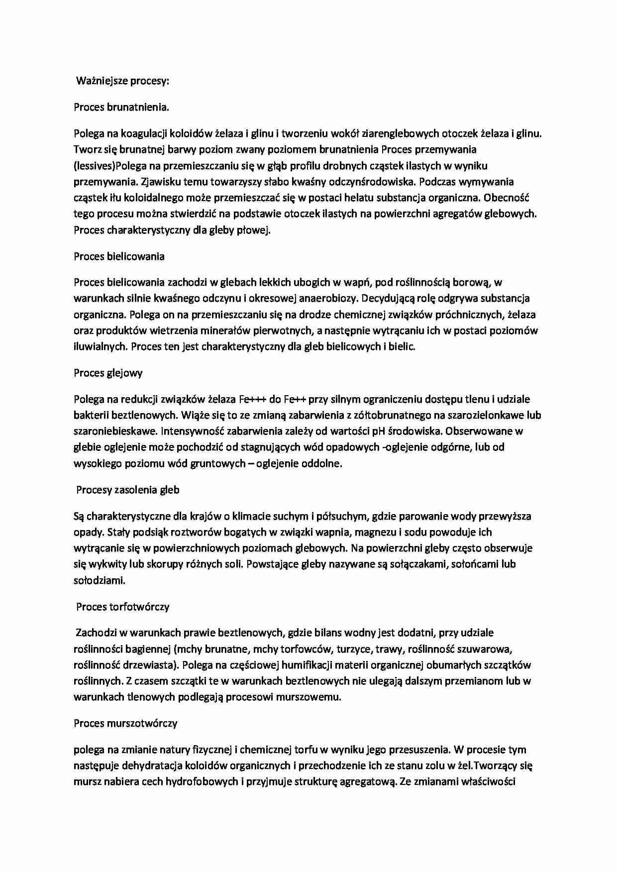 Ważniejsze procesy-opracowanie - strona 1