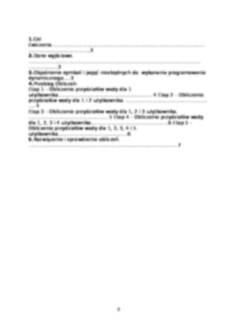 Programowanie dynamiczne-projekt I - strona 2