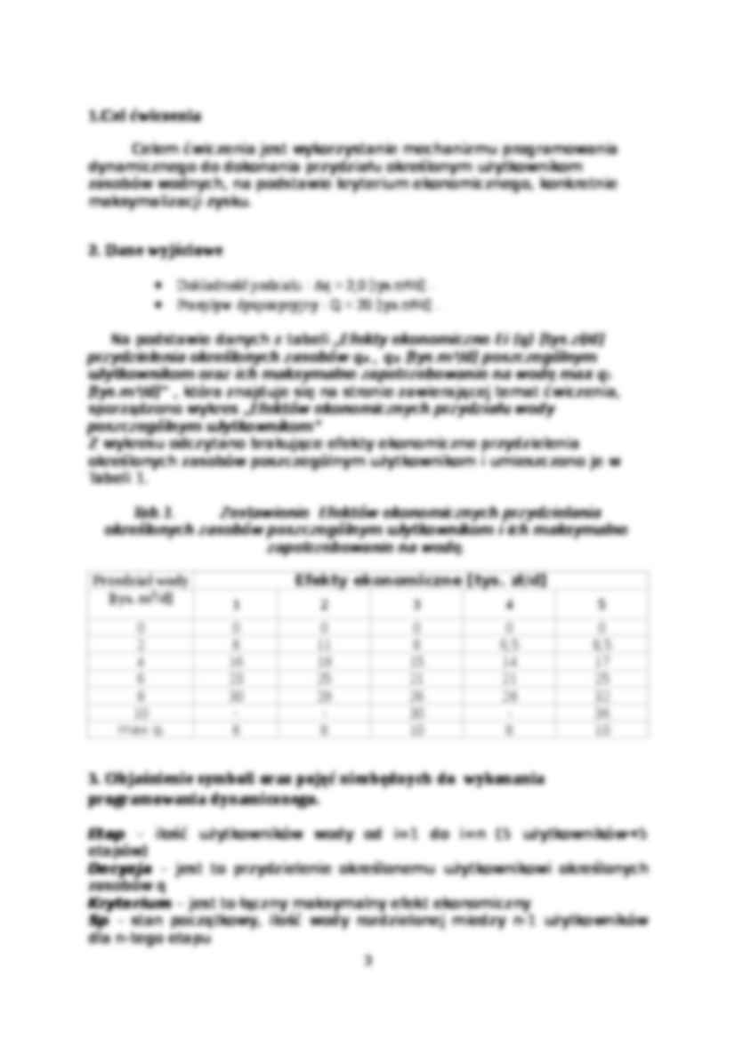 Programowanie dynamiczne-projekt I - strona 3