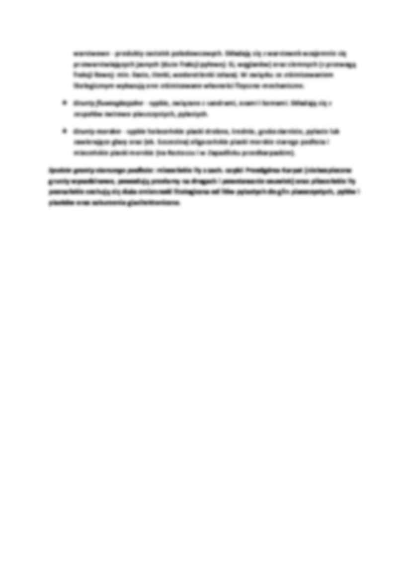 Charakterystyka gruntów w Polsce-opracowanie - strona 2