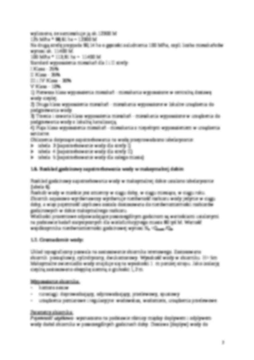 Projekt sieci wodociągowej - wytyczne - strona 2