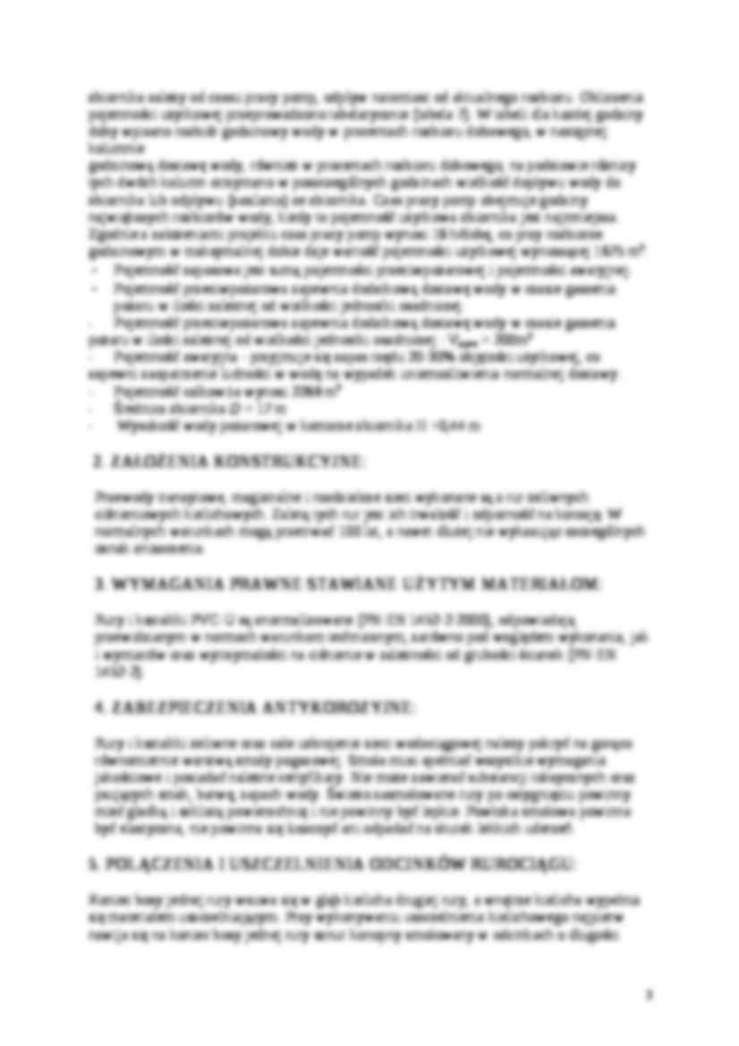 Projekt sieci wodociągowej - wytyczne - strona 3