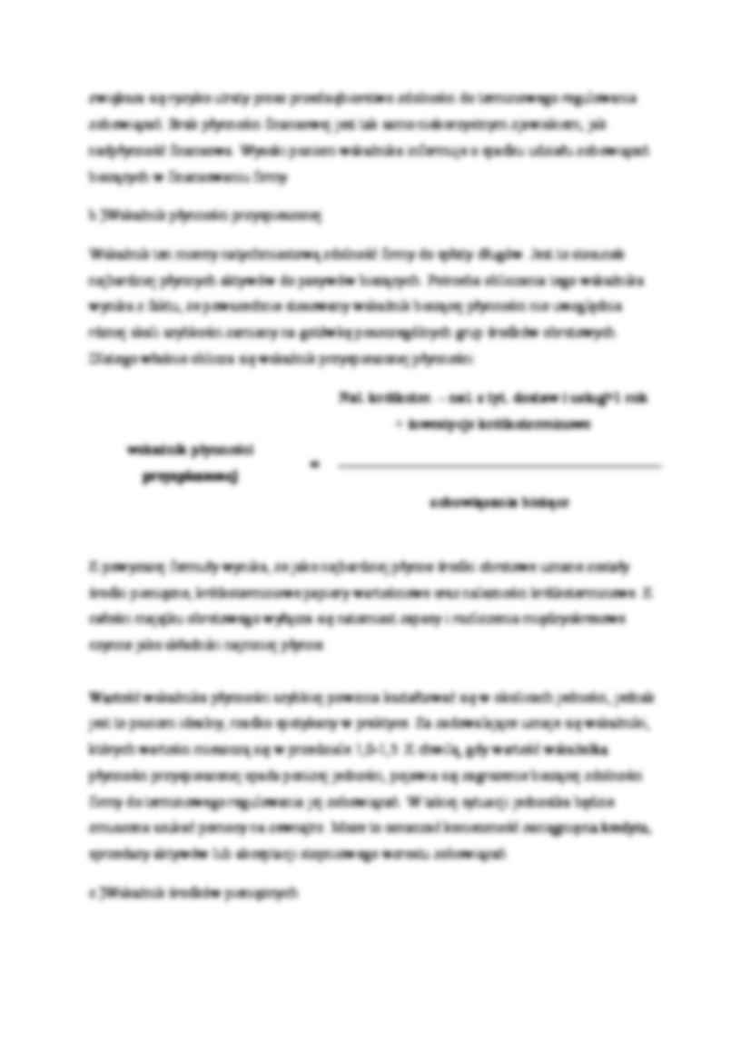 Analiza i ocena płynności finansowej przedsiębiorstwa - strona 2