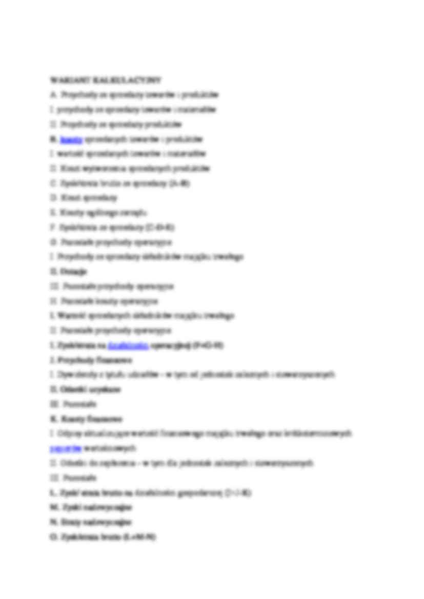 Rachunek zysków i strat - omówienie - Analiza finansowa - strona 2