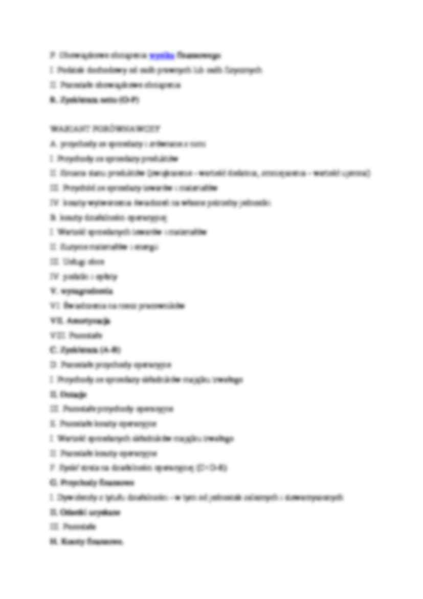 Rachunek zysków i strat - omówienie - Analiza finansowa - strona 3