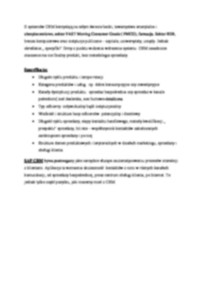  Zarządzanie relacjami z klientami - omówienie - strona 3