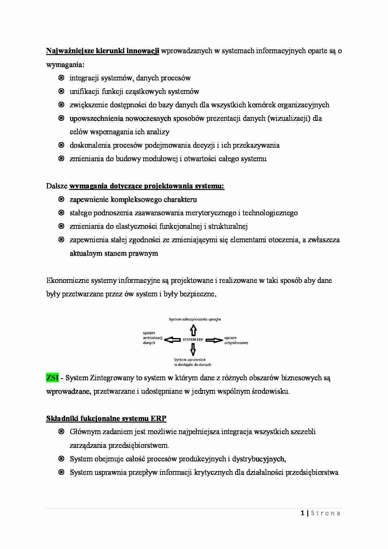Planowanie zasobów przedsiębiorstwa  - omóienie - strona 1