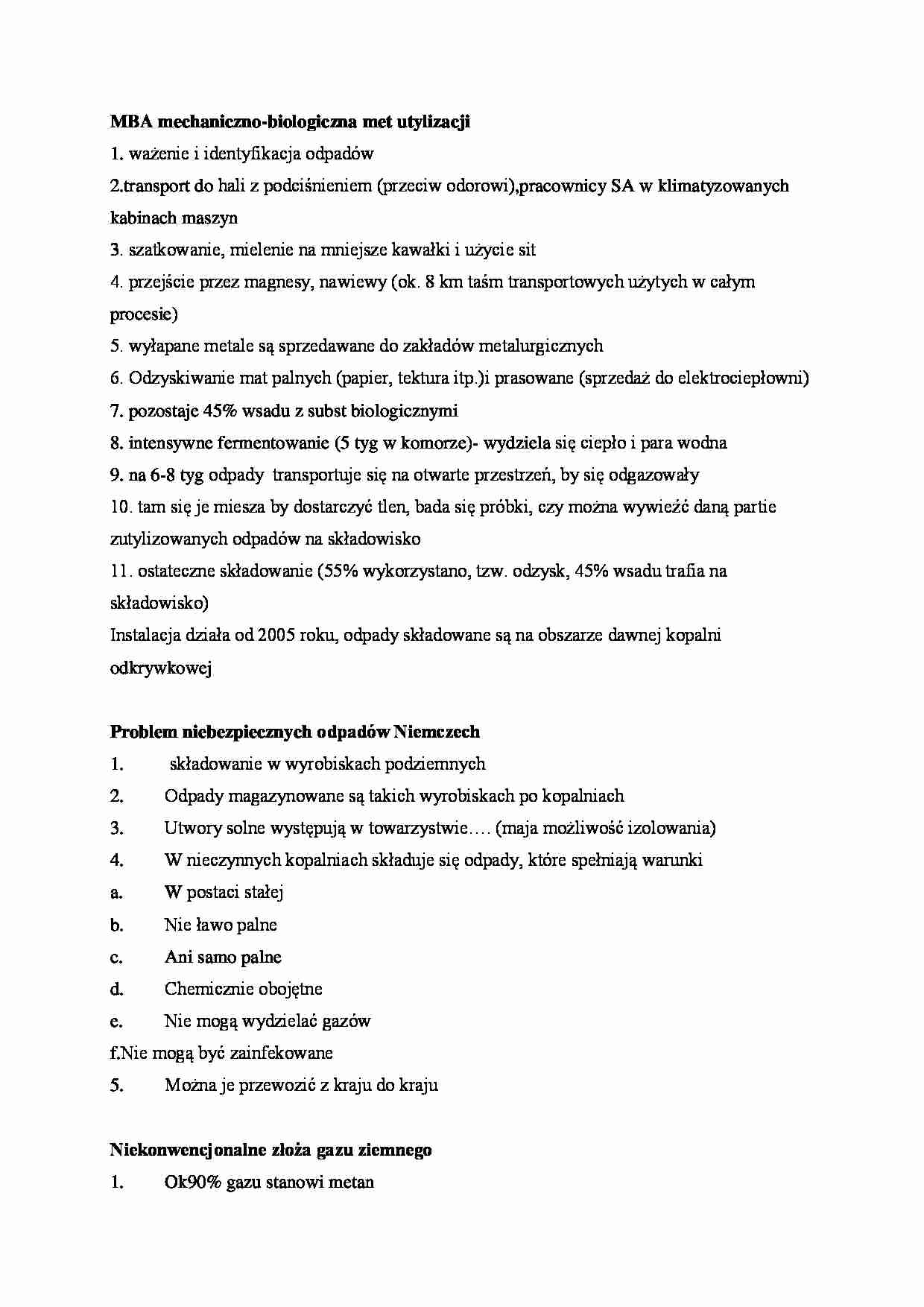 mechaniczno-biologiczna metoda utylizacji - omówienie - strona 1