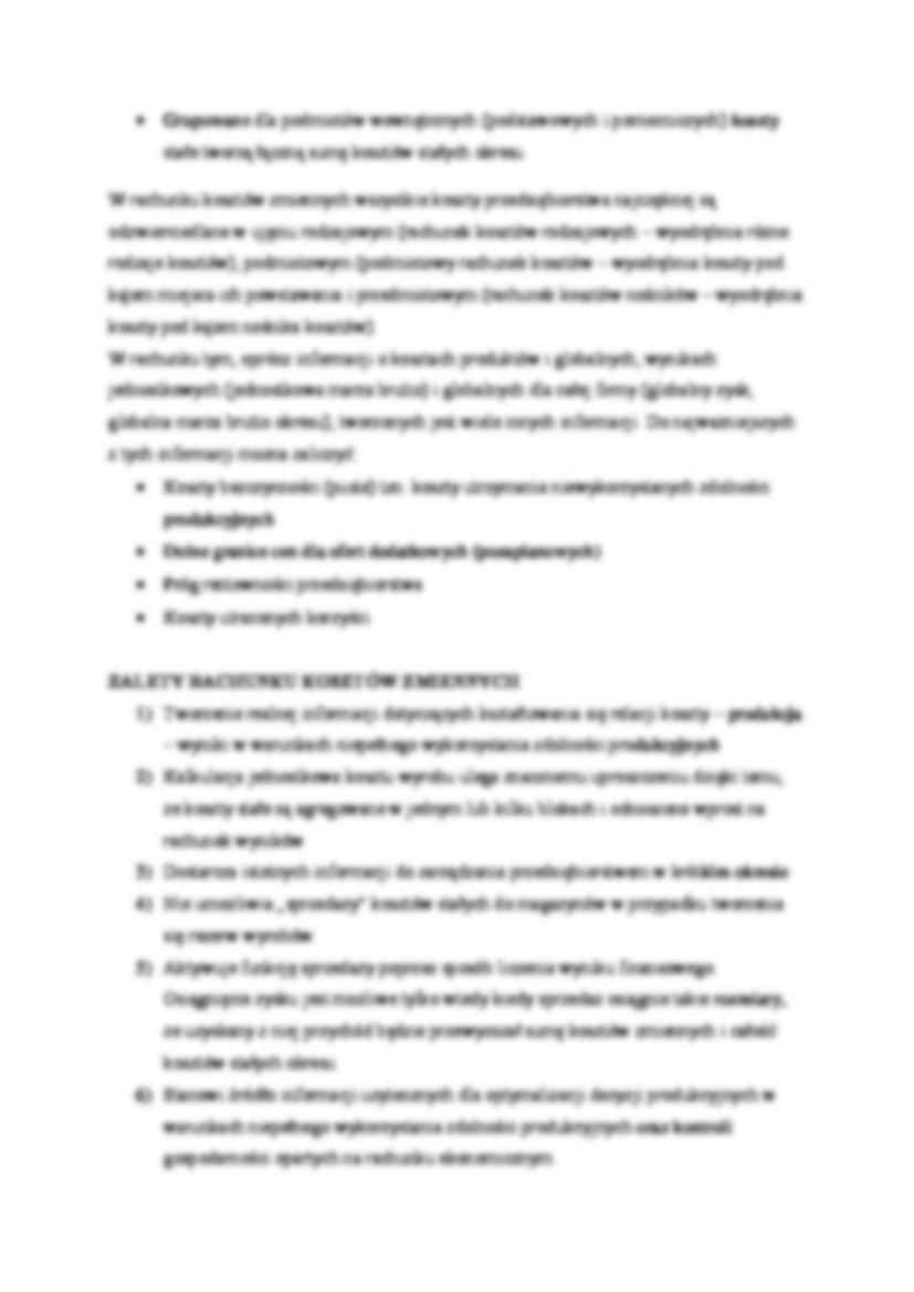 Rachunek kosztów zmiennych - omówienie - Rachunkowość wewnętrzna - strona 3