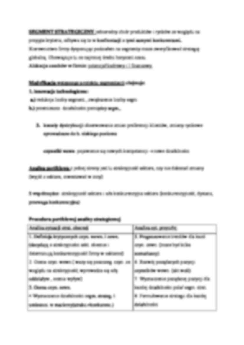 Segmentacja strategiczna systemu organizacji otoczenia - strona 2