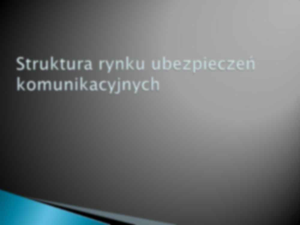 Rynek ubezpieczen komunikacyjnych - Ubezpieczenie Odpowiedzialności - strona 3
