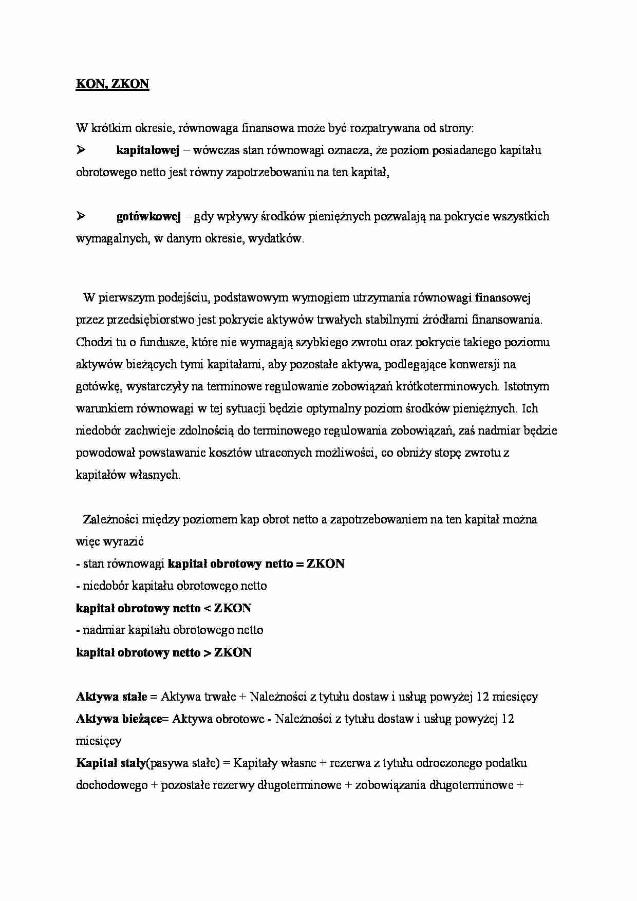 KON, ZKON - omówienie - strona 1