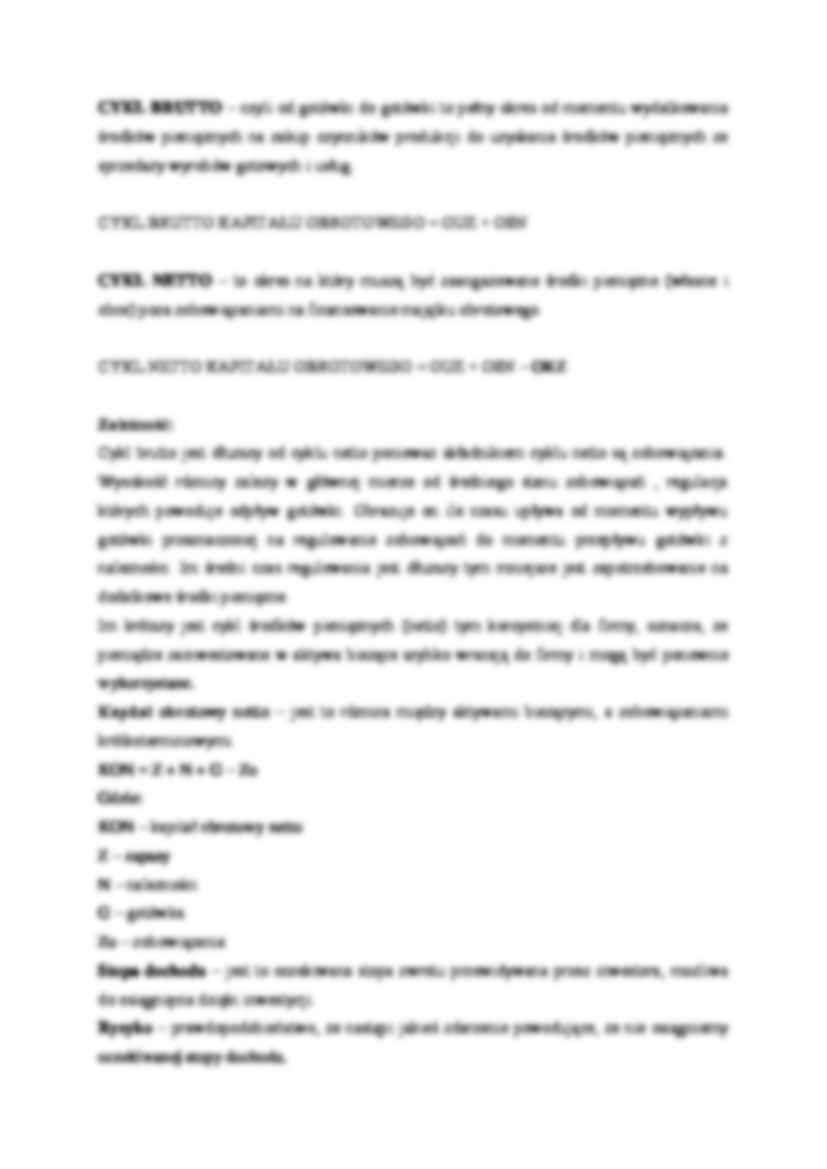 Zarządzanie kapitałem obrotowym netto - omówienie - strona 2