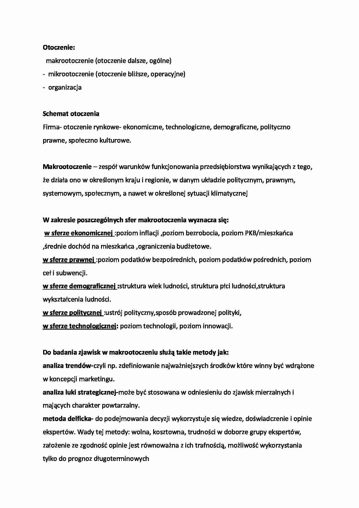 Makrootoczenie - omówienie - strona 1