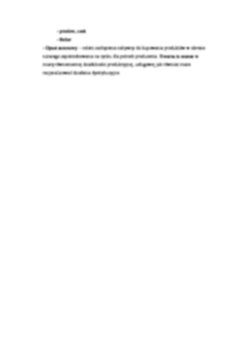 Miejsce i funkcje cen w marketingu - strona 2