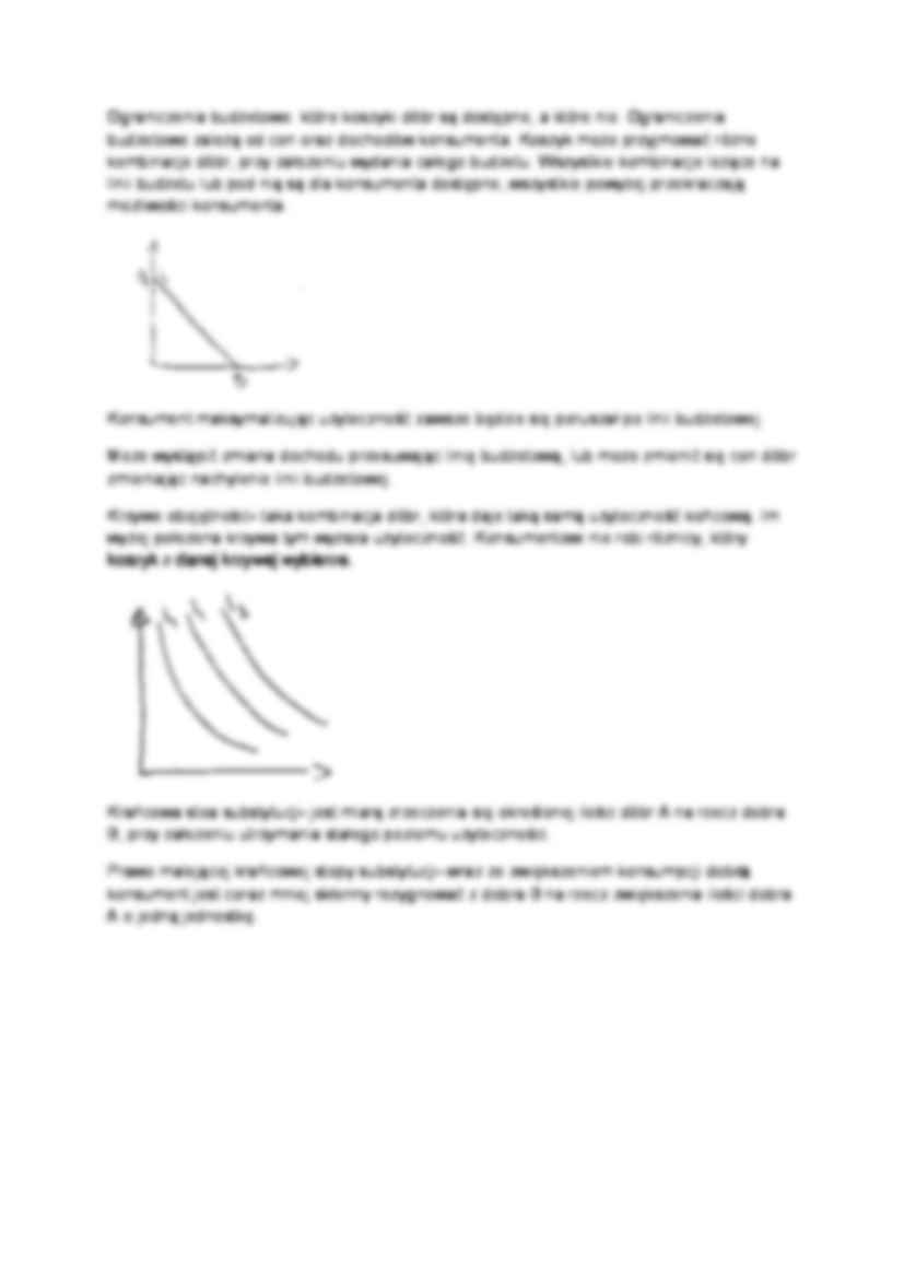 Elementy modelu i zasady wyboru konsumenta - zachowanie konsumenta - strona 2