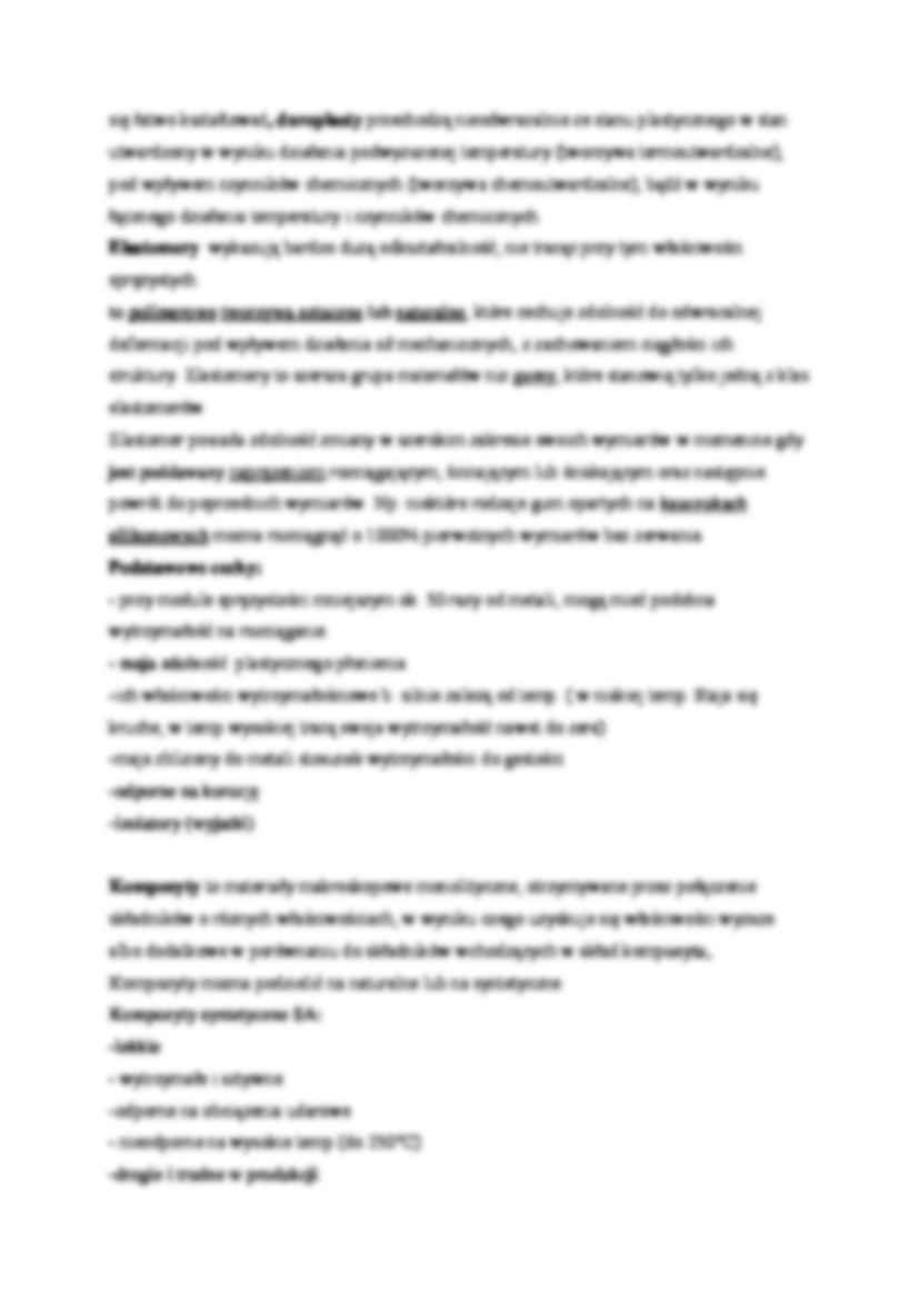 Systematyka i właściwości podstawowych materiałów inżynierskich - strona 3
