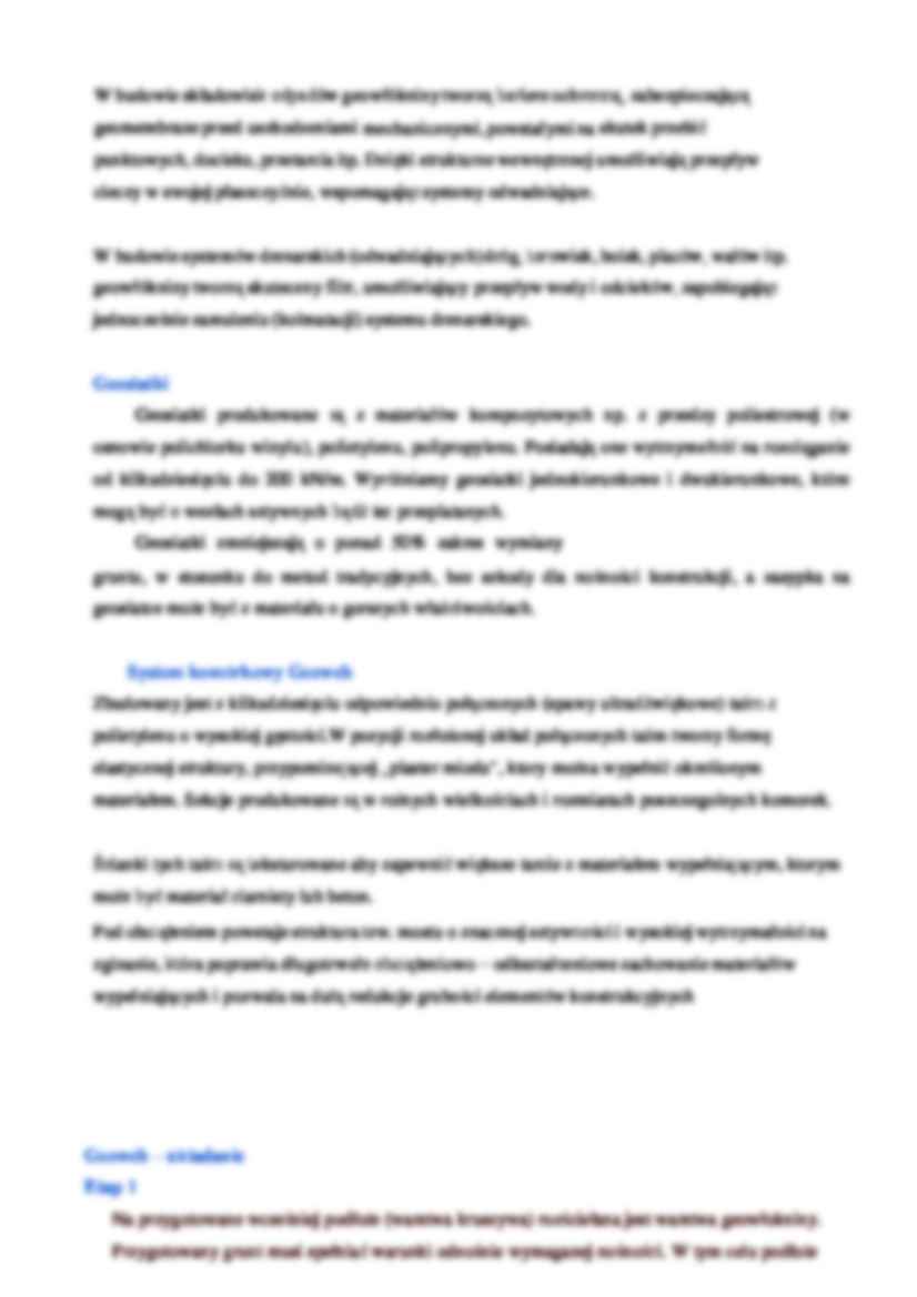 Geosyntetyki - omówienie - System komórkowy Geoweb - strona 2