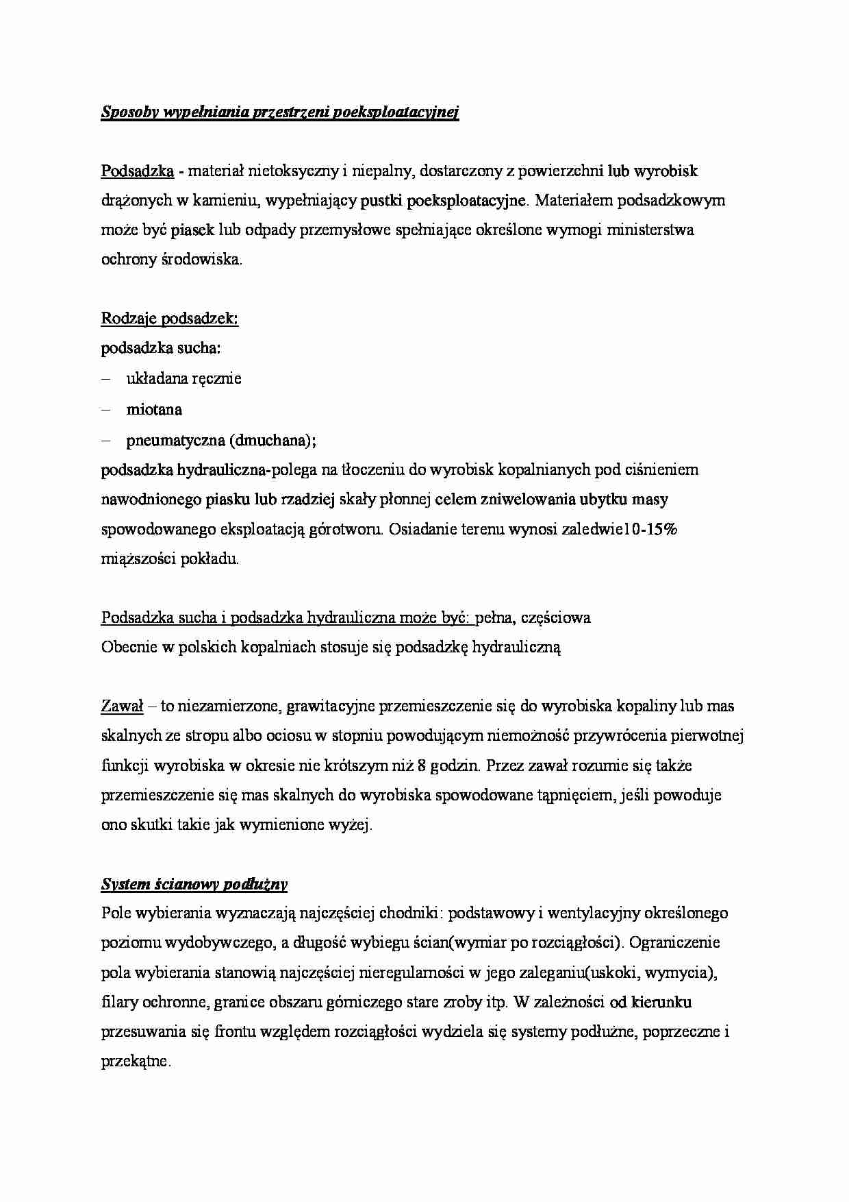 Systemy poekspoatacyjne - omówienie - strona 1