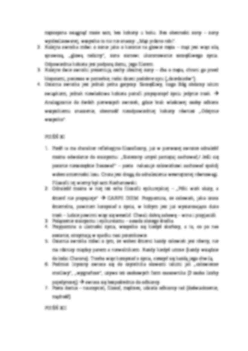 J. Kochanowski, Pieśni, od IX do XXIV - strona 2