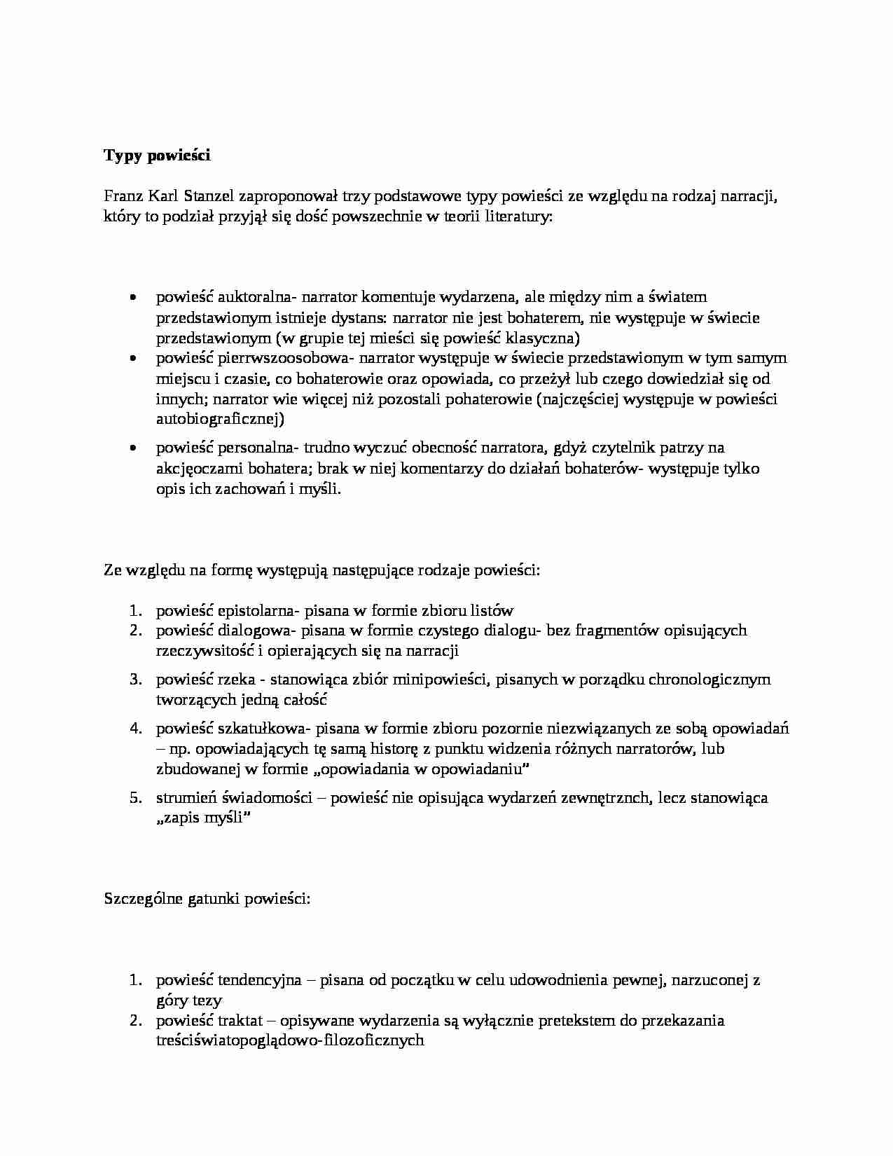 Typy powieści. Od heksametru polskiego do tonizmu sześciozestrojowego - strona 1