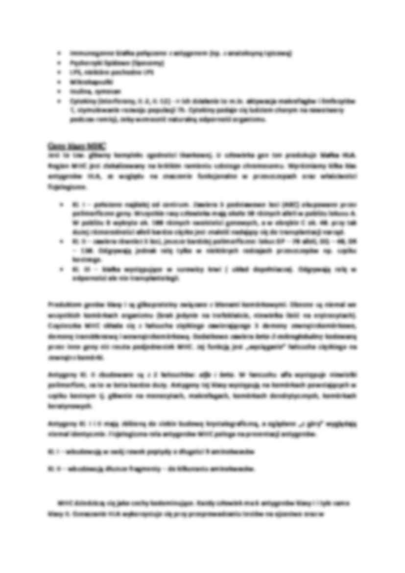 Rodzaje antygenów - wykład - strona 2
