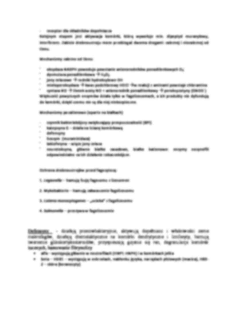 Odpowiedź nieswoista - wykład - strona 2