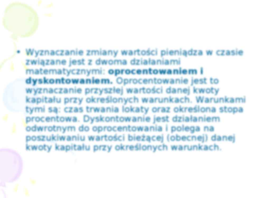 Wartość pieniądza w czasie-prezentacja - strona 2