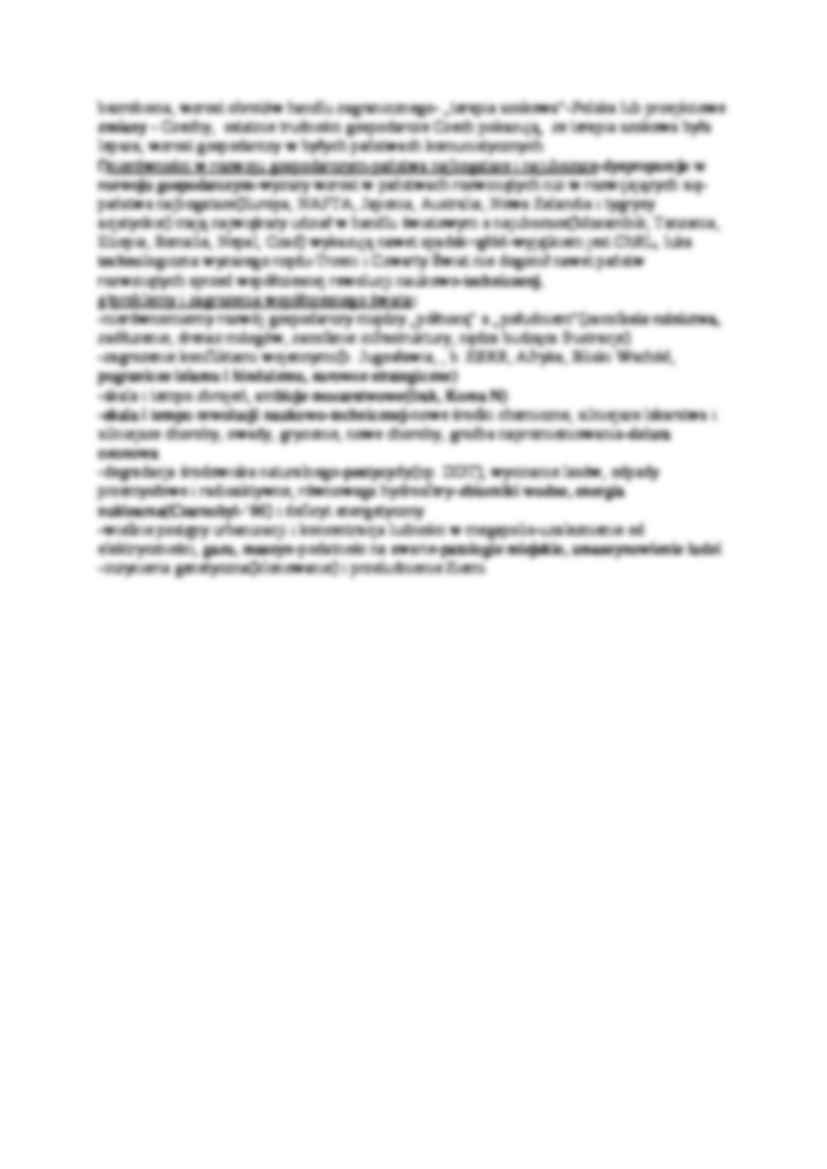 Główne problemy gospodarcze świata w latach 1980-1992-oparcowanie - strona 2