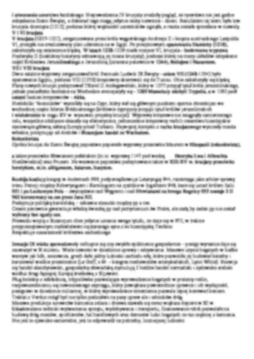 Krucjaty, wyprawy krzyżowe-opracowanie - strona 2