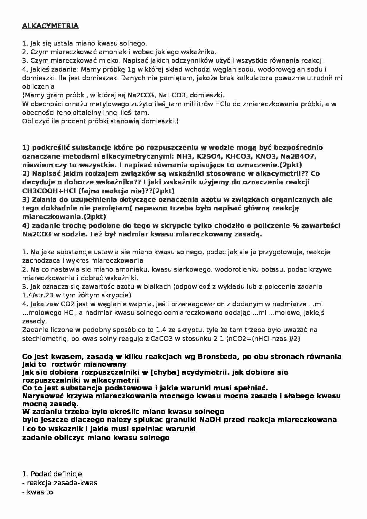 Alkacymetria-pytania - strona 1
