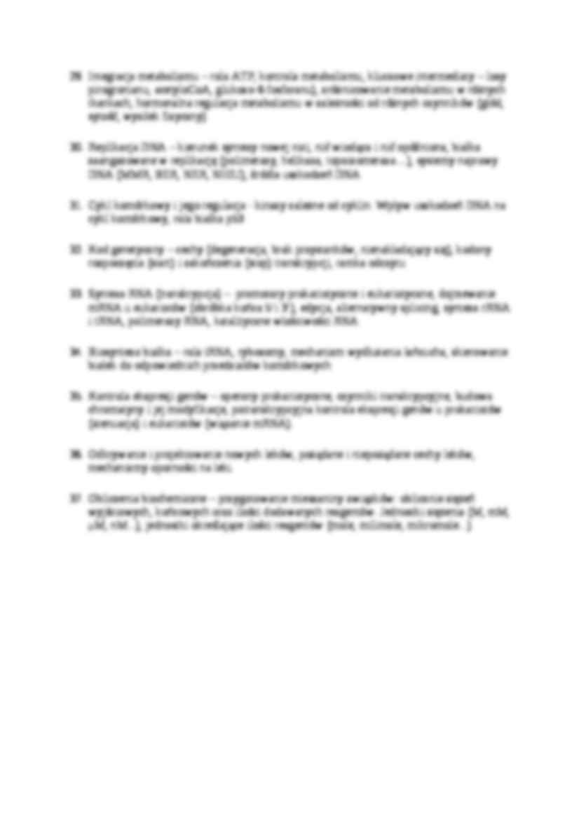 Biochemia - zagadnienia egzaminacyjne 2011 - strona 3