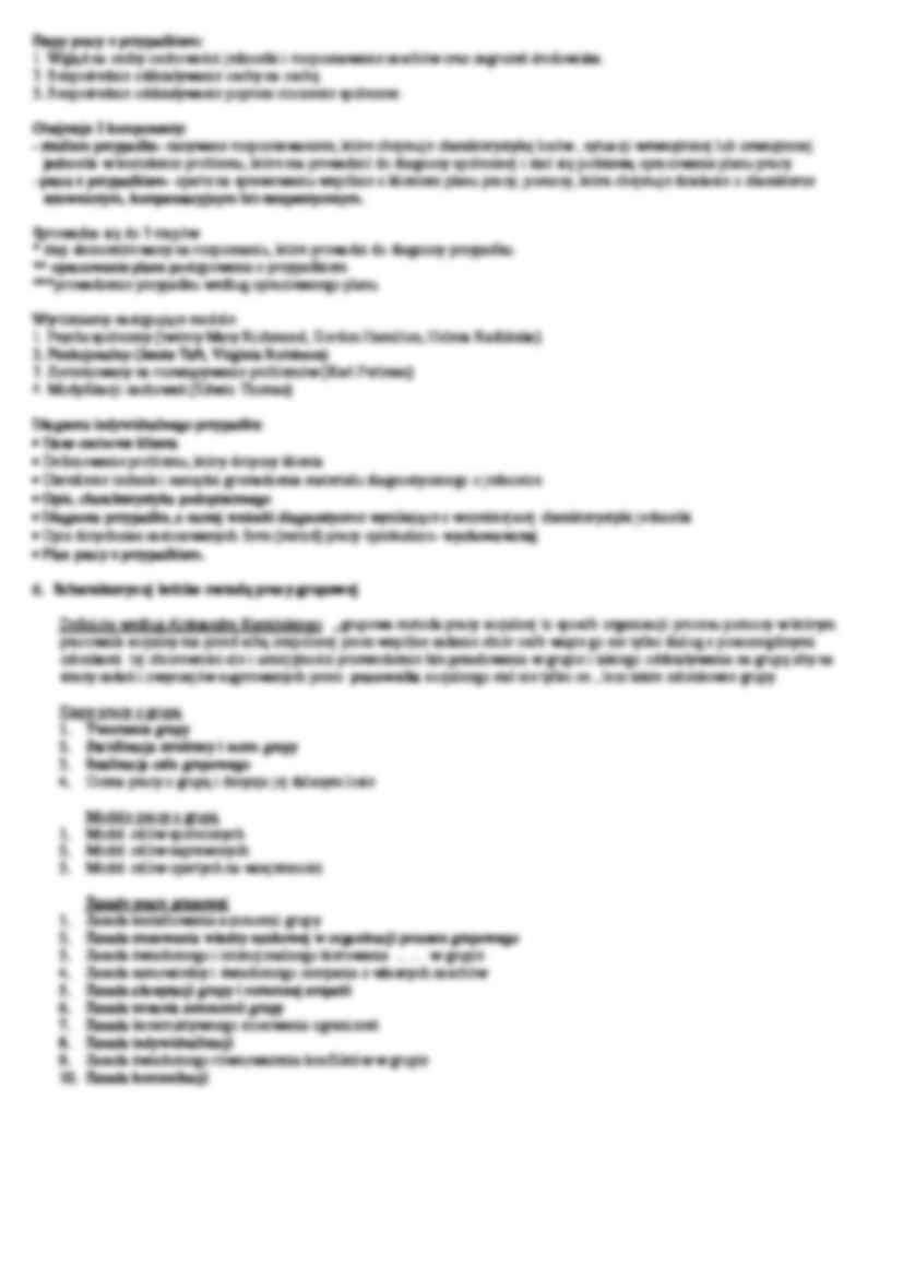 Podstawy pracy socjalnej-zagadnienia - strona 2