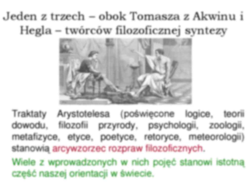 Arystoteles-opracowanie - filozof - strona 2