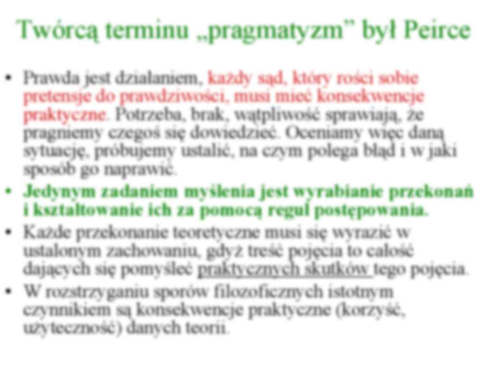 Pragmatyzm-opracowanie - strona 2