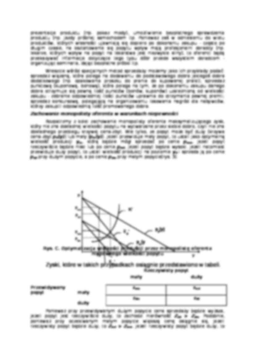 Wpływ zmian otoczenia na zachowanie i zyski oferenta monopolisty-opracowanie - strona 3