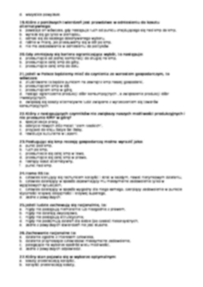 Mikroekonomia-pytania testowe - strona 3