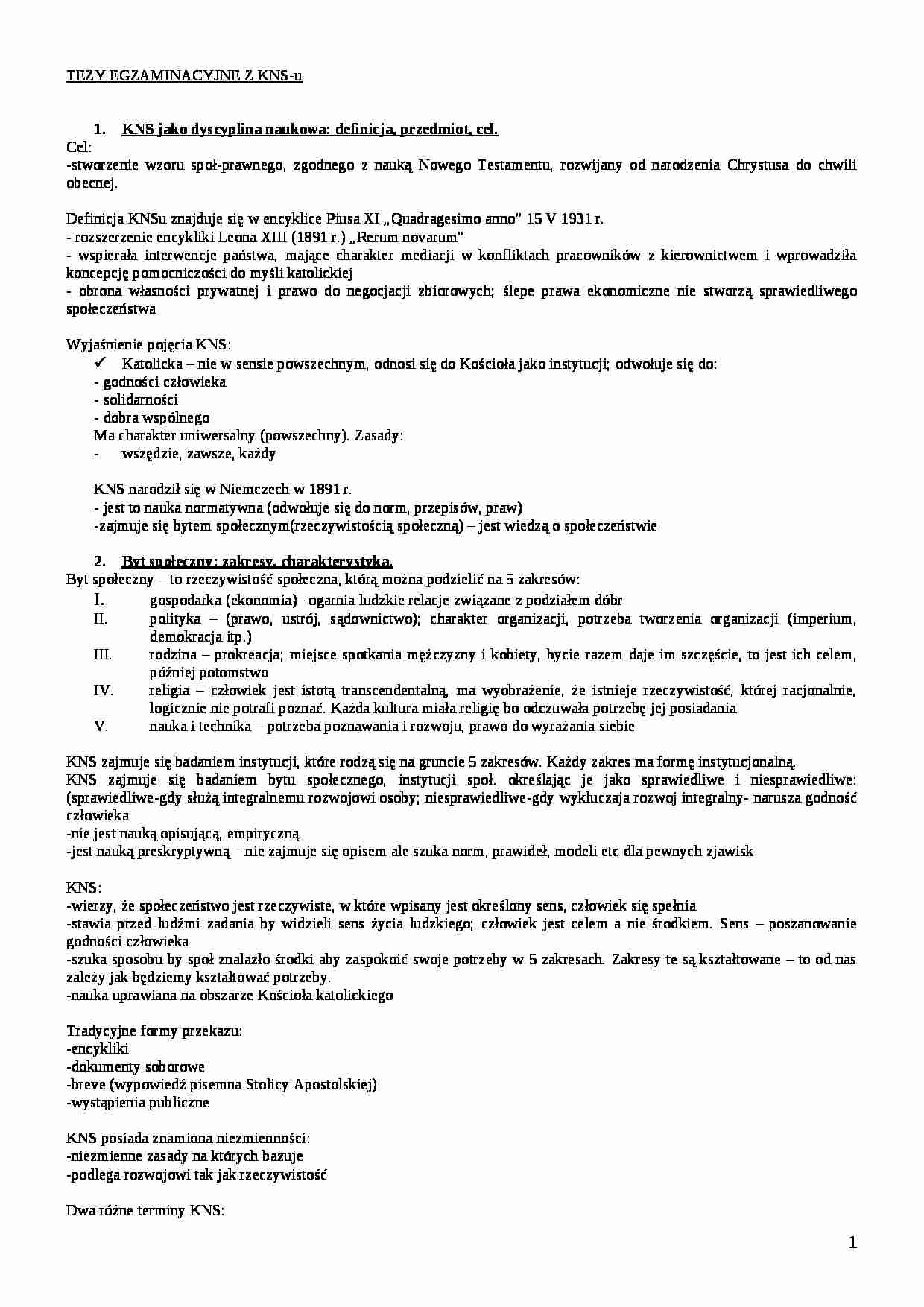Zagadnienia na egzamin-opracowanie - strona 1