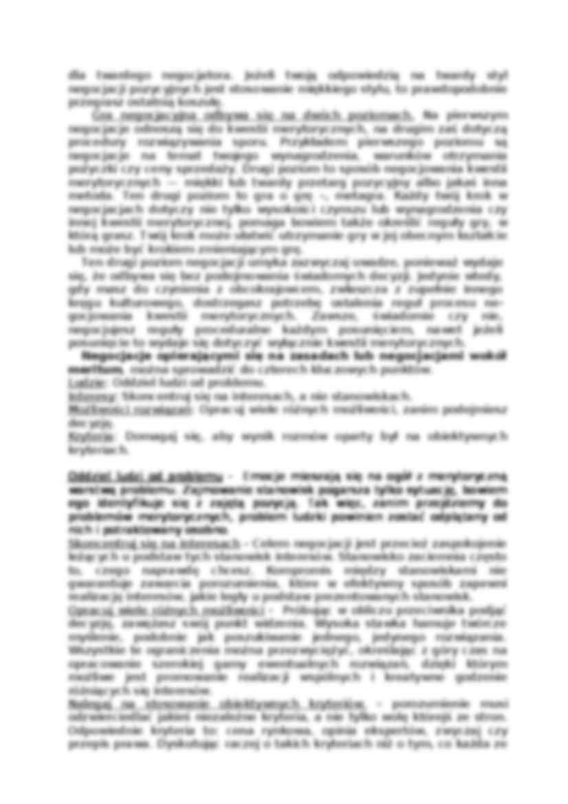 Negocjacje-opracowanie - Emocje - strona 3