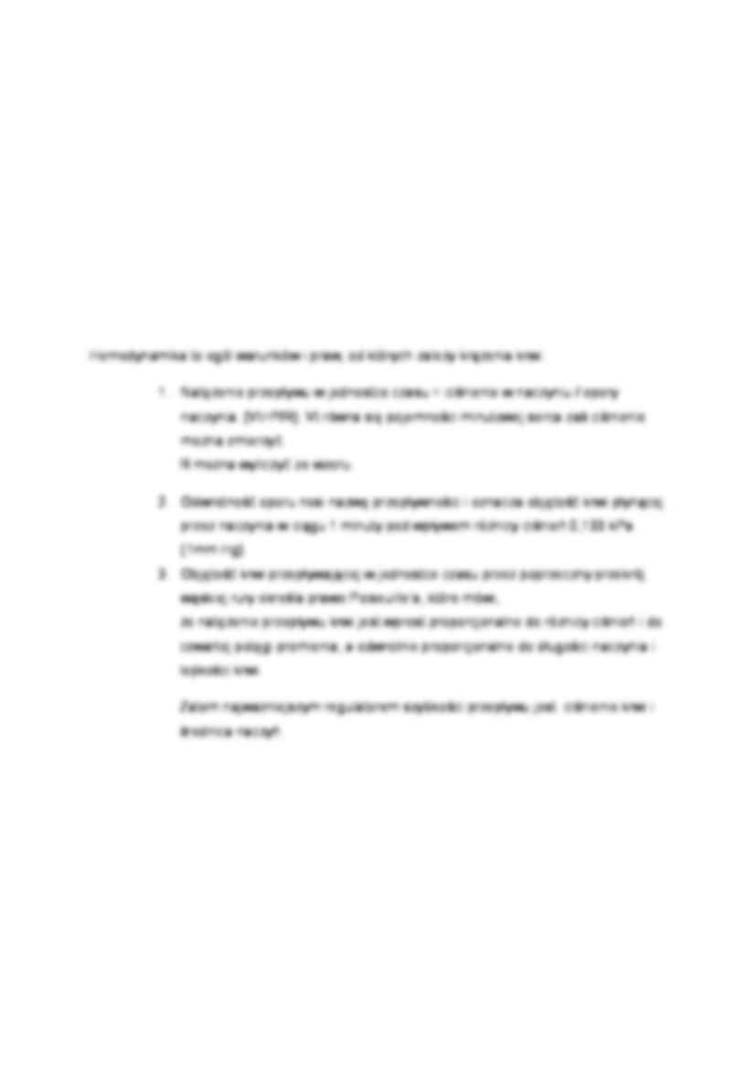 Fizjologia zwierząt - zagadnienia na egzamin - Krążenie krwi w naczyniach - strona 3