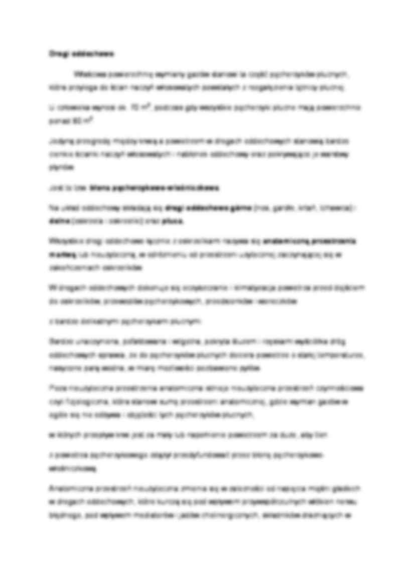 Fizjologia zwierząt - zagadnienia na egzamin - Drogi oddechowe - strona 3