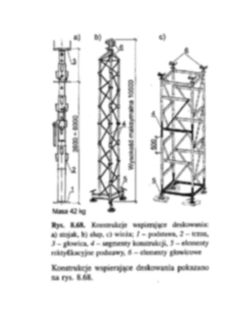 Deskowania na rusztowaniach przetaczanych - strona 2
