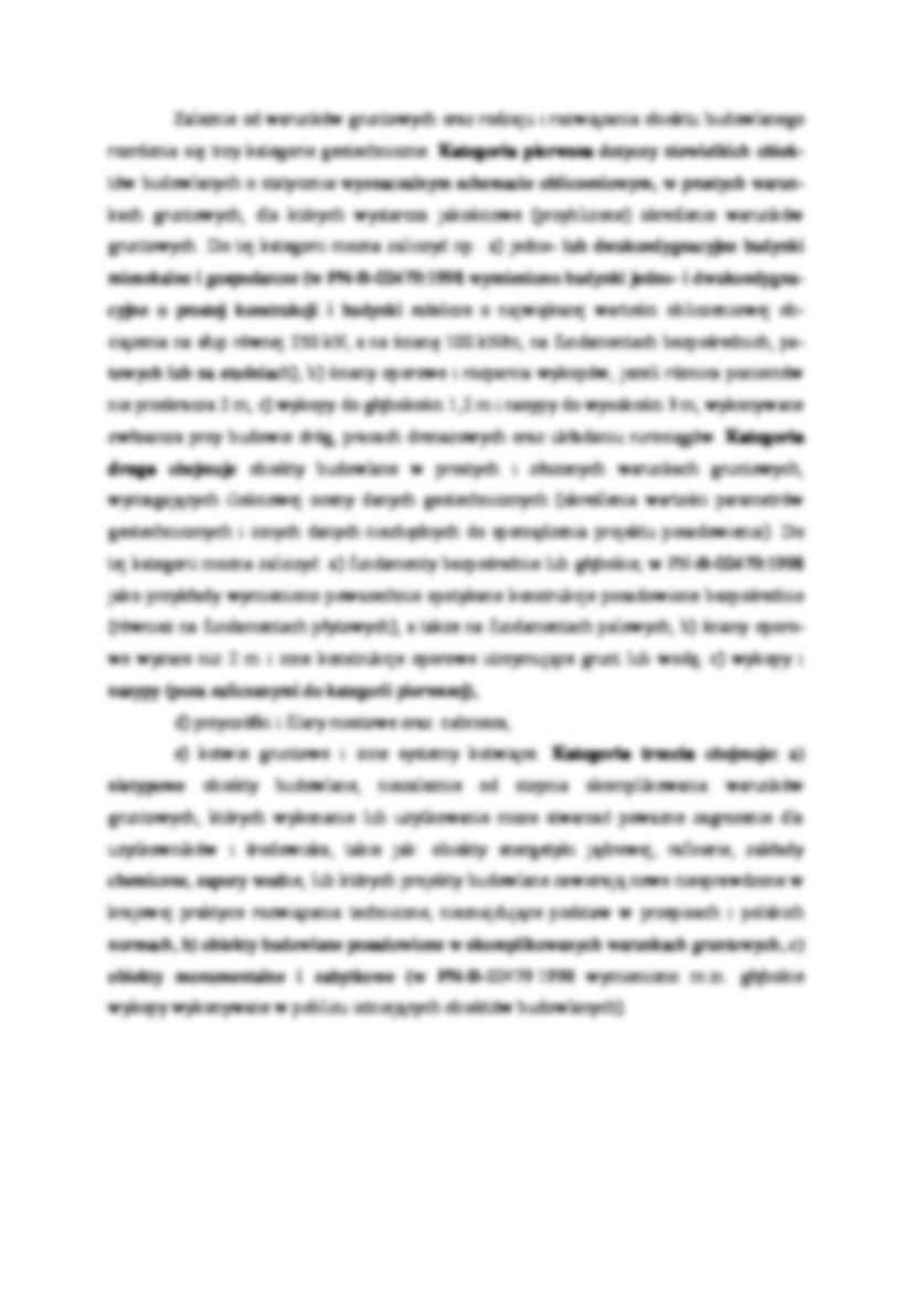Kategorie geotechniczne - strona 2