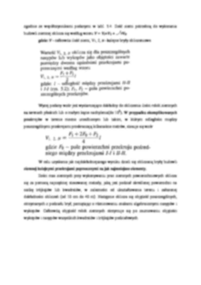 Obliczanie objętości robót ziemnych - strona 2