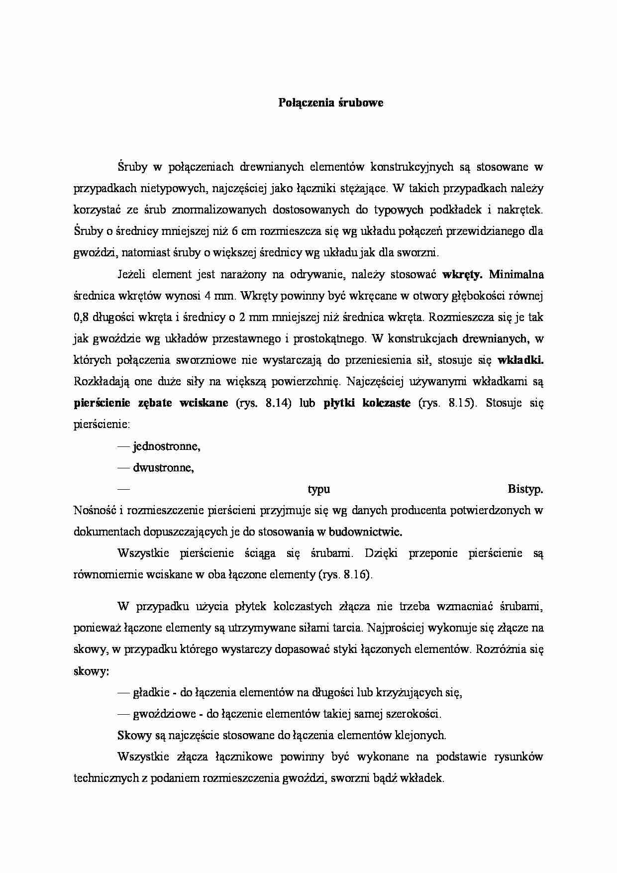 Połączenia śrubowe - strona 1