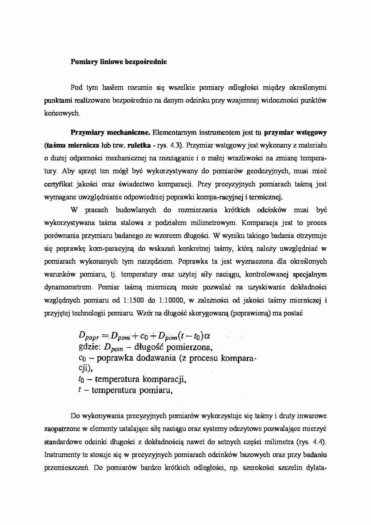 Pomiary liniowe bezpośrednie - strona 1